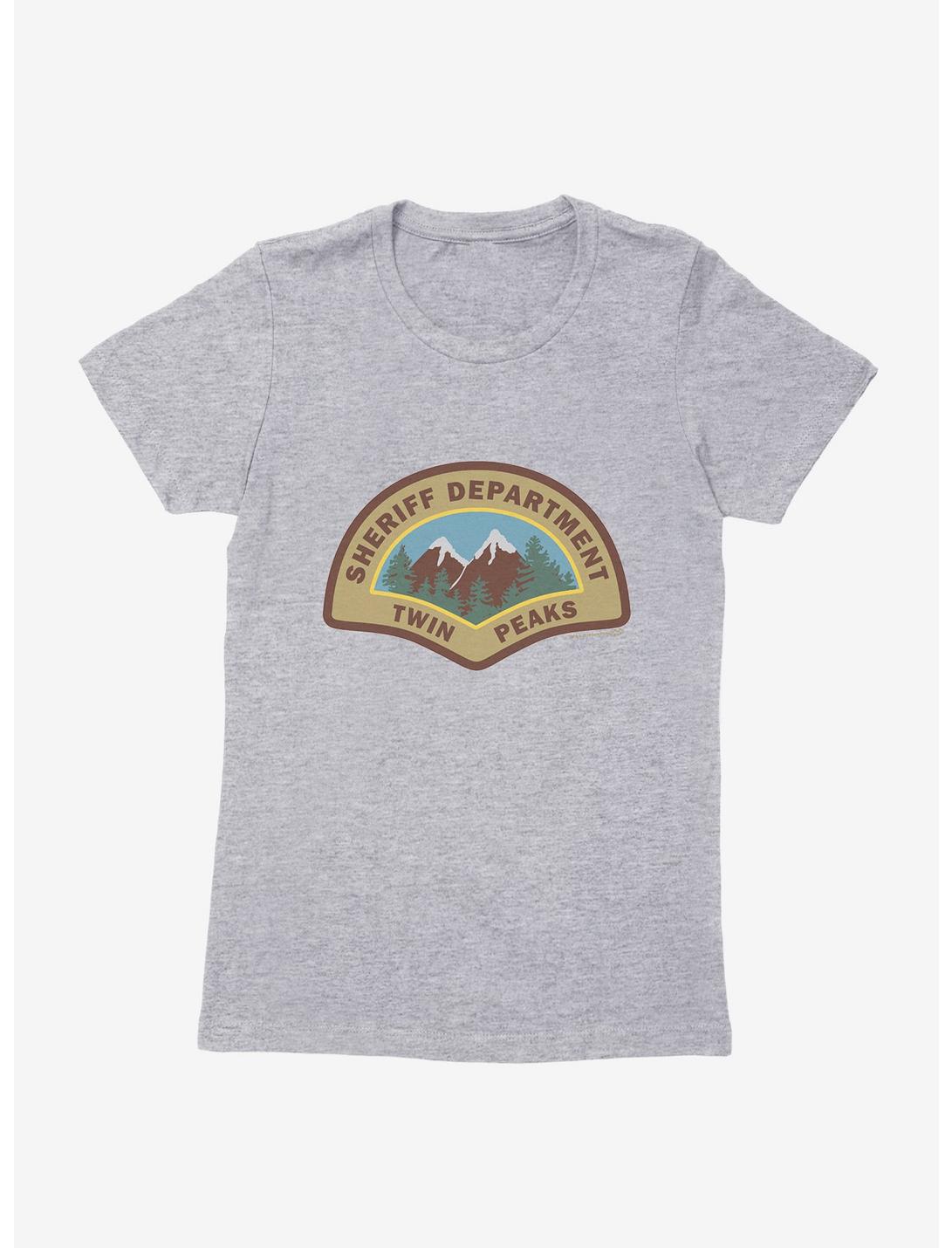 Twin Peaks Sheriff Department Patch Logo Womens T-Shirt, HEATHER, hi-res