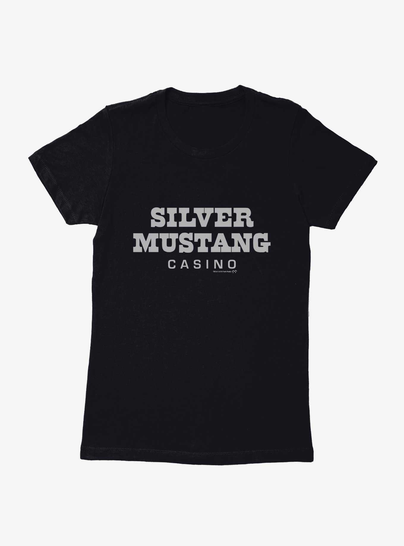Twin Peaks Silver Mustang Casino Script Womens T-Shirt, , hi-res