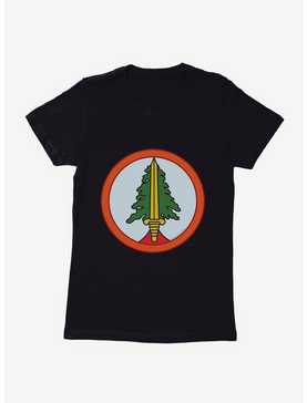 Twin Peaks Tree Patch Icon Womens T-Shirt, , hi-res