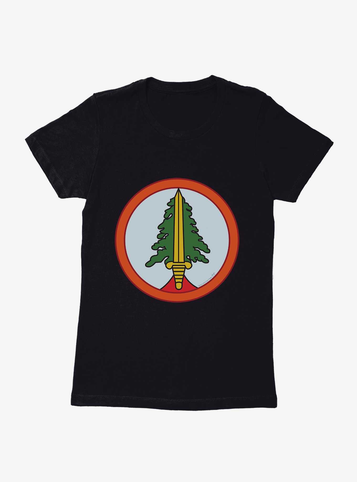 Twin Peaks Tree Patch Icon Womens T-Shirt, , hi-res