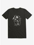 Death Rides A Black Cat T-Shirt, BLACK, hi-res