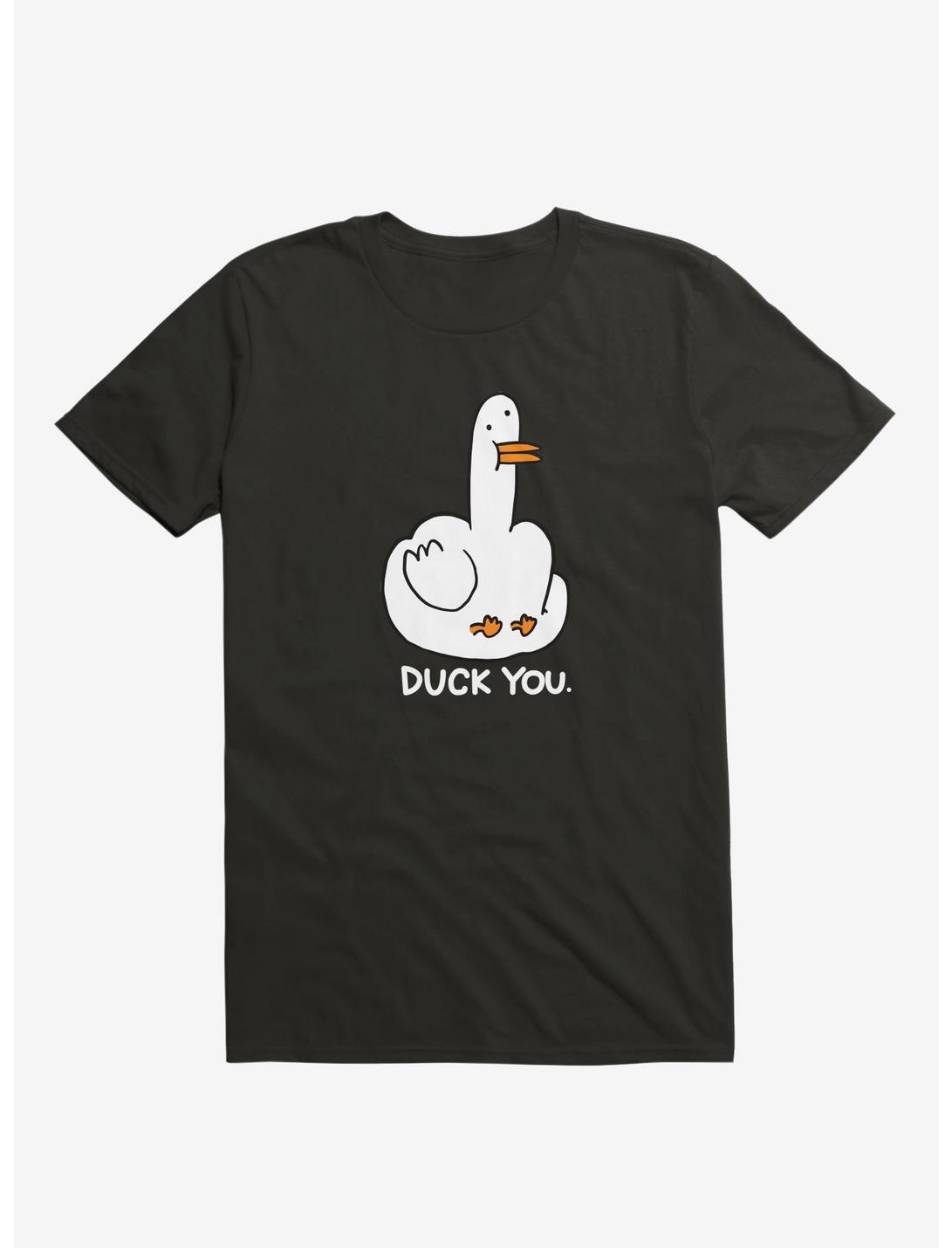 Duck you T-Shirt, BLACK, hi-res