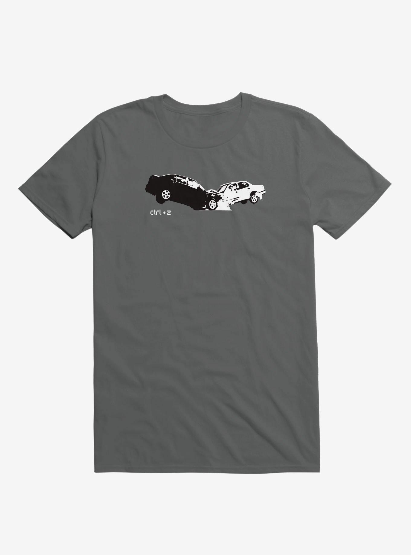 Ctrl + Z T-Shirt - GREY | Hot Topic