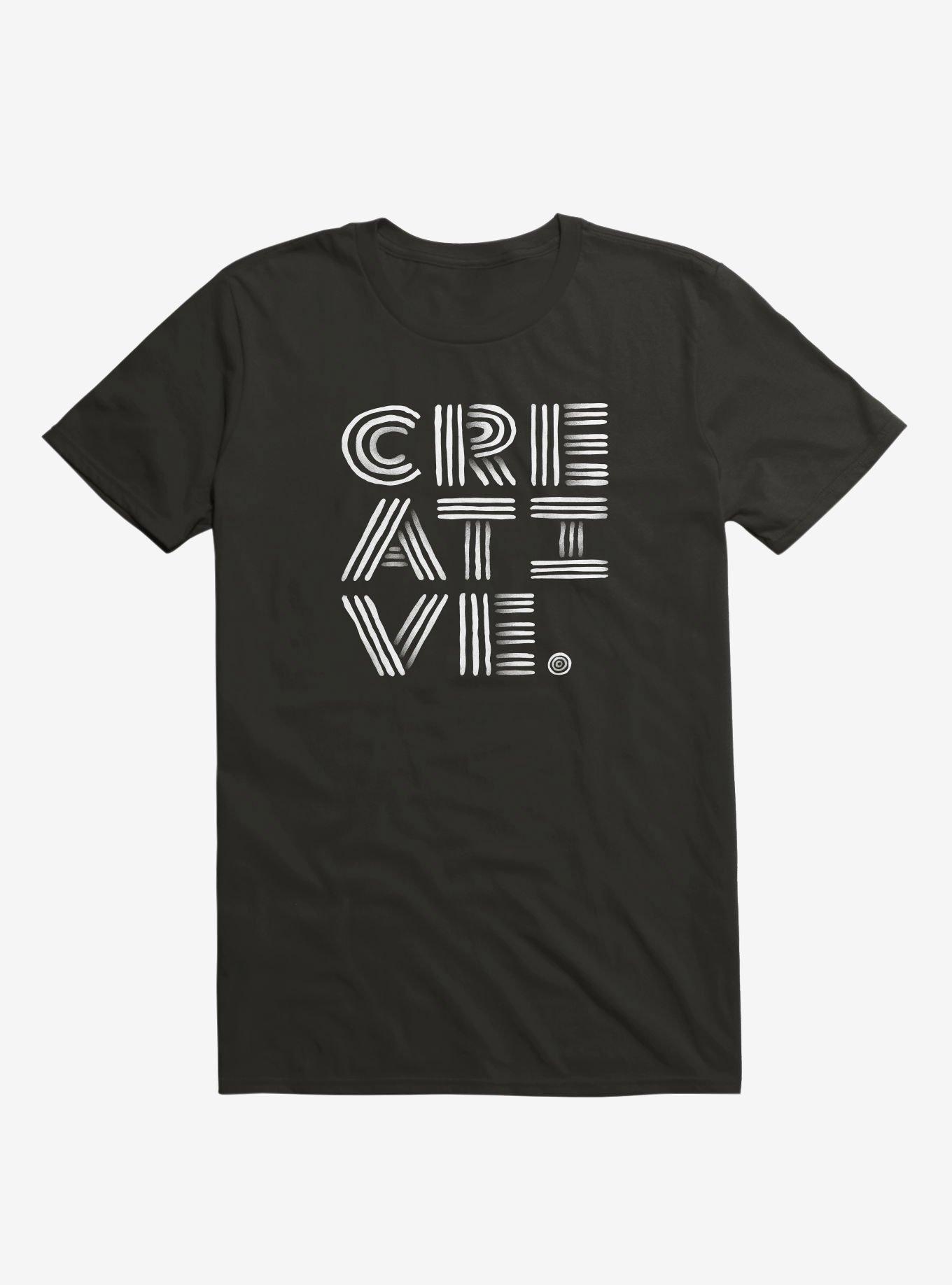 Creative. T-Shirt, BLACK, hi-res