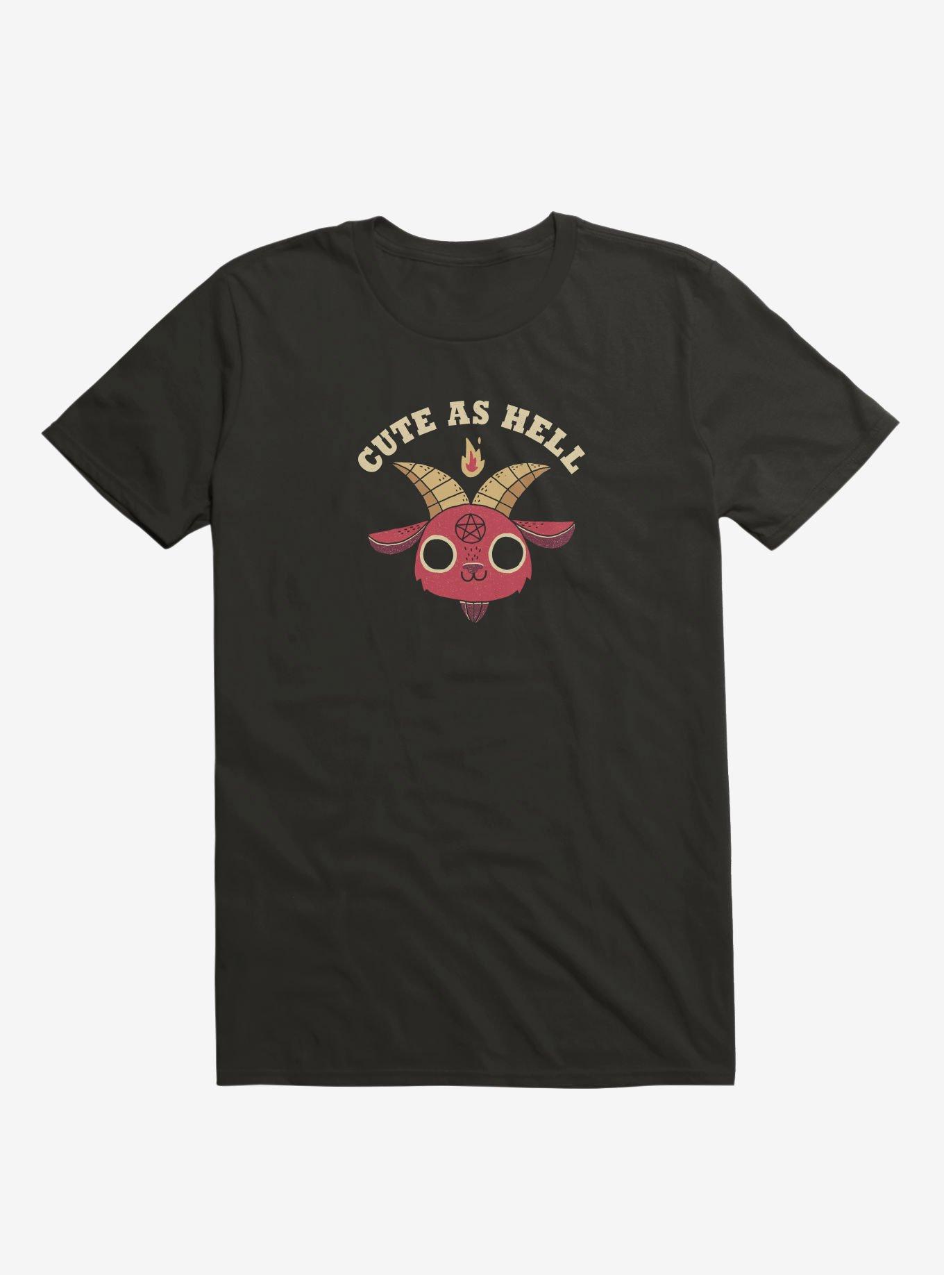 Cute As Hell T-Shirt, BLACK, hi-res