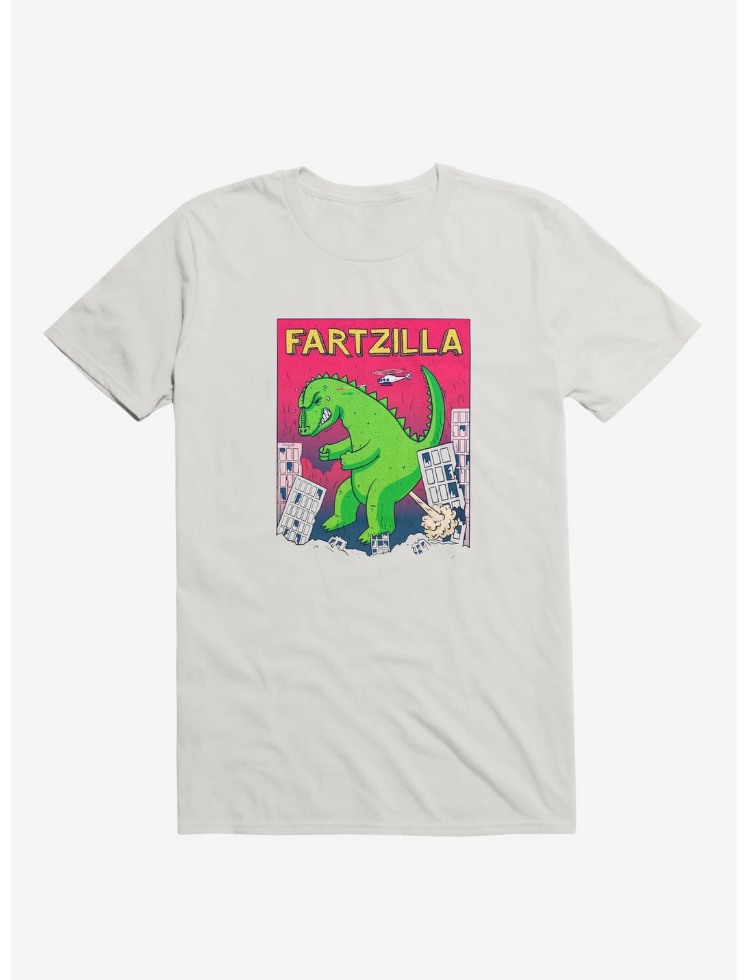 Fartzilla T-Shirt, WHITE, hi-res