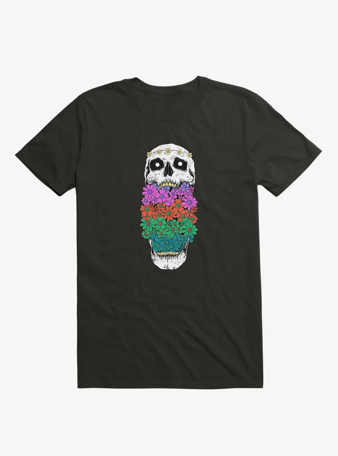 Skull Anatomy of Hippie T-Shirt, , hi-res