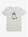 Wizard Cat T-Shirt, WHITE, hi-res