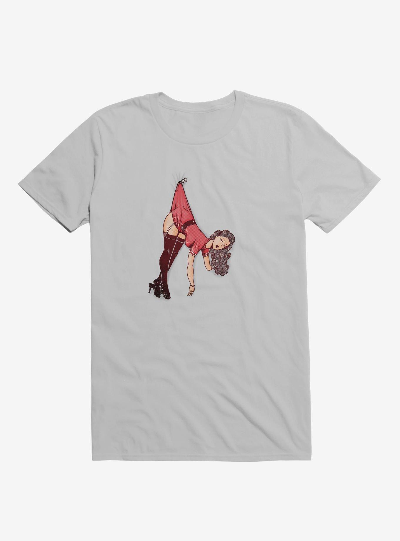 Pin Up Girl T-Shirt, ICE GREY, hi-res