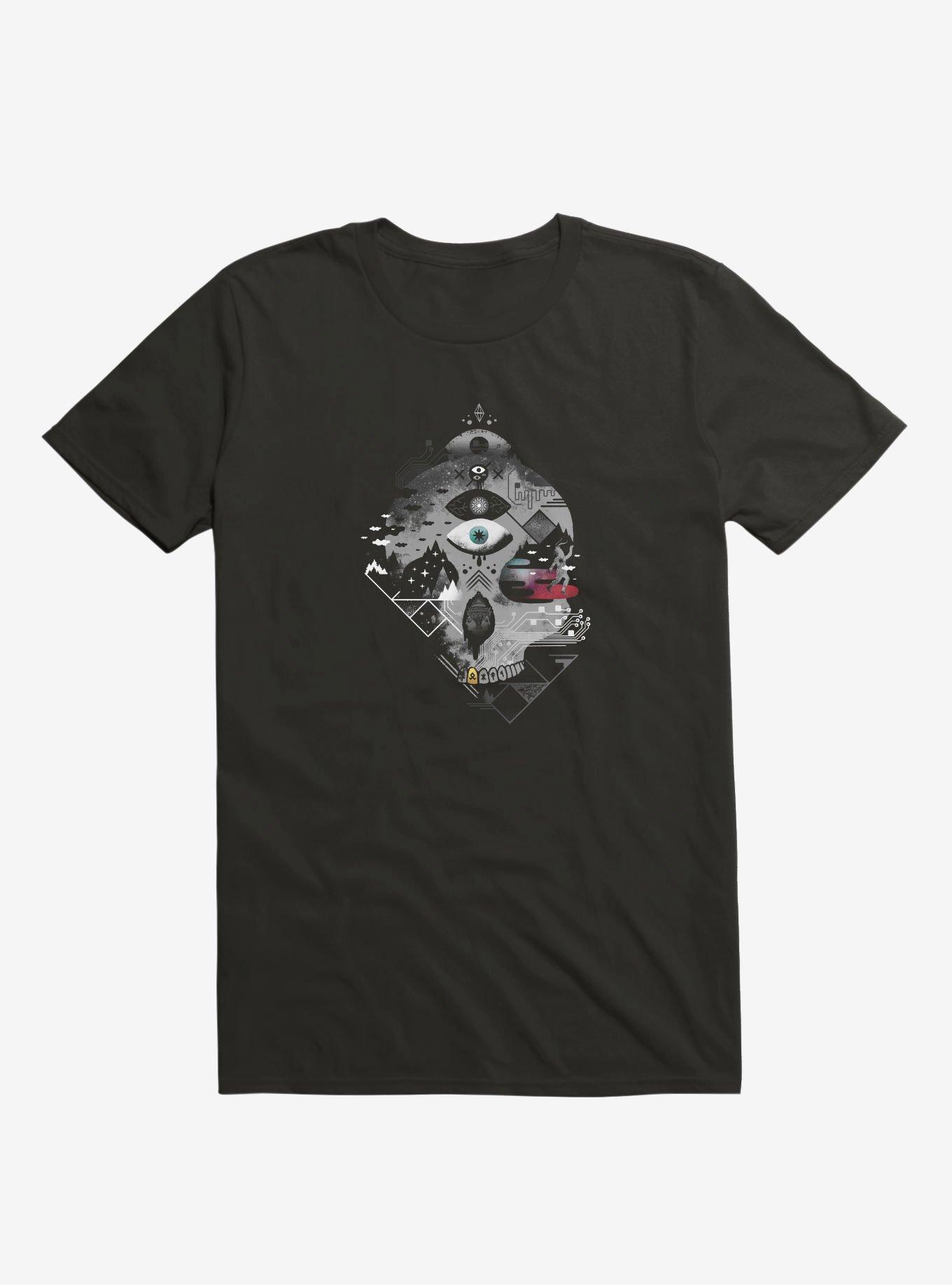 Old Gods, New Demons T-Shirt, BLACK, hi-res