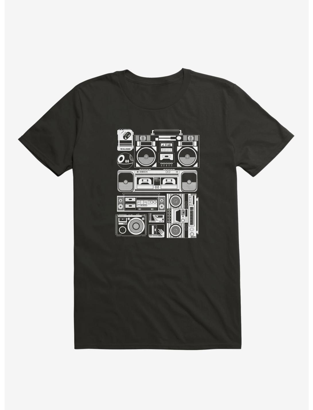 Radios T-Shirt, BLACK, hi-res