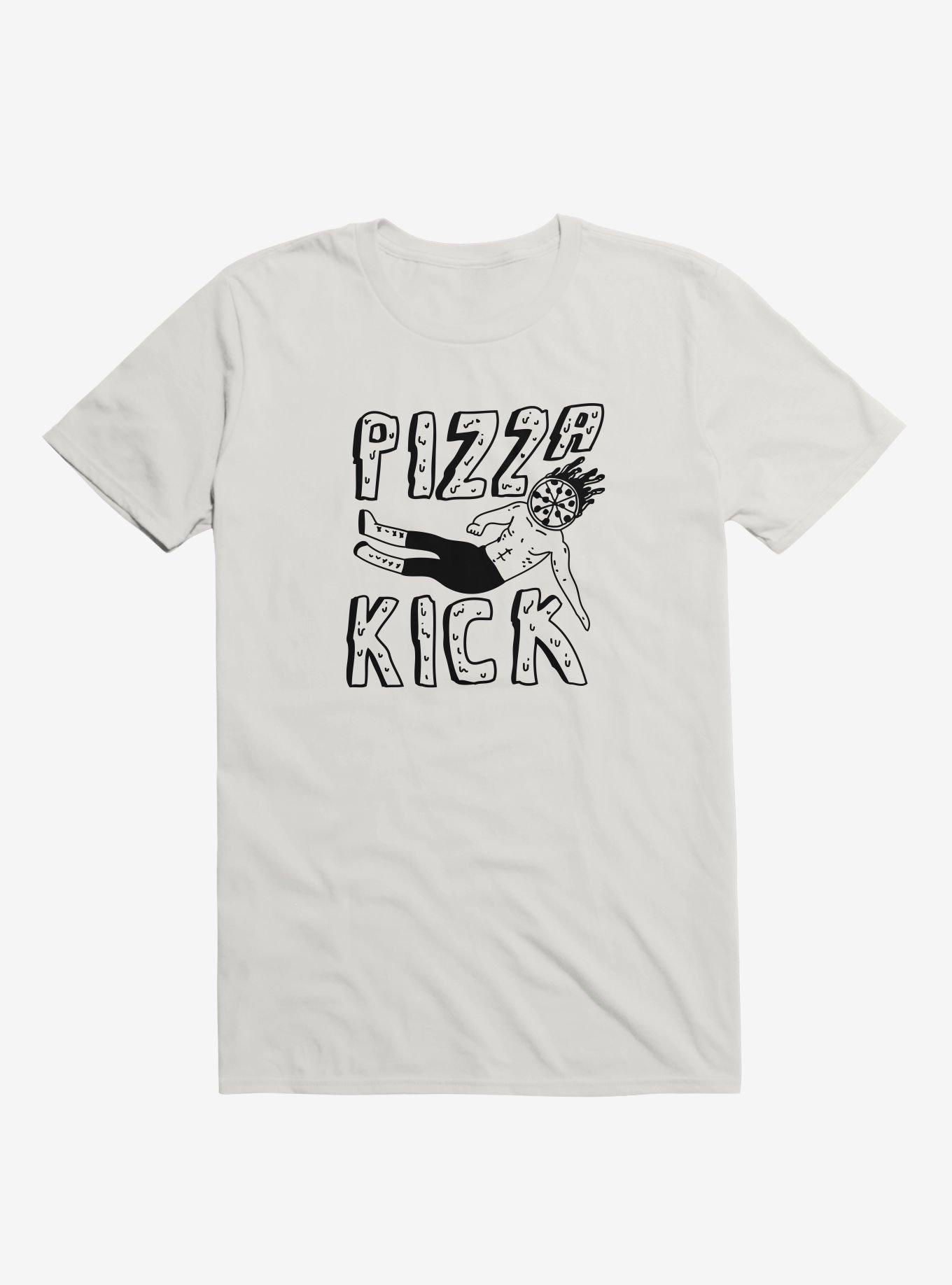 Pizza Kick T-Shirt, WHITE, hi-res