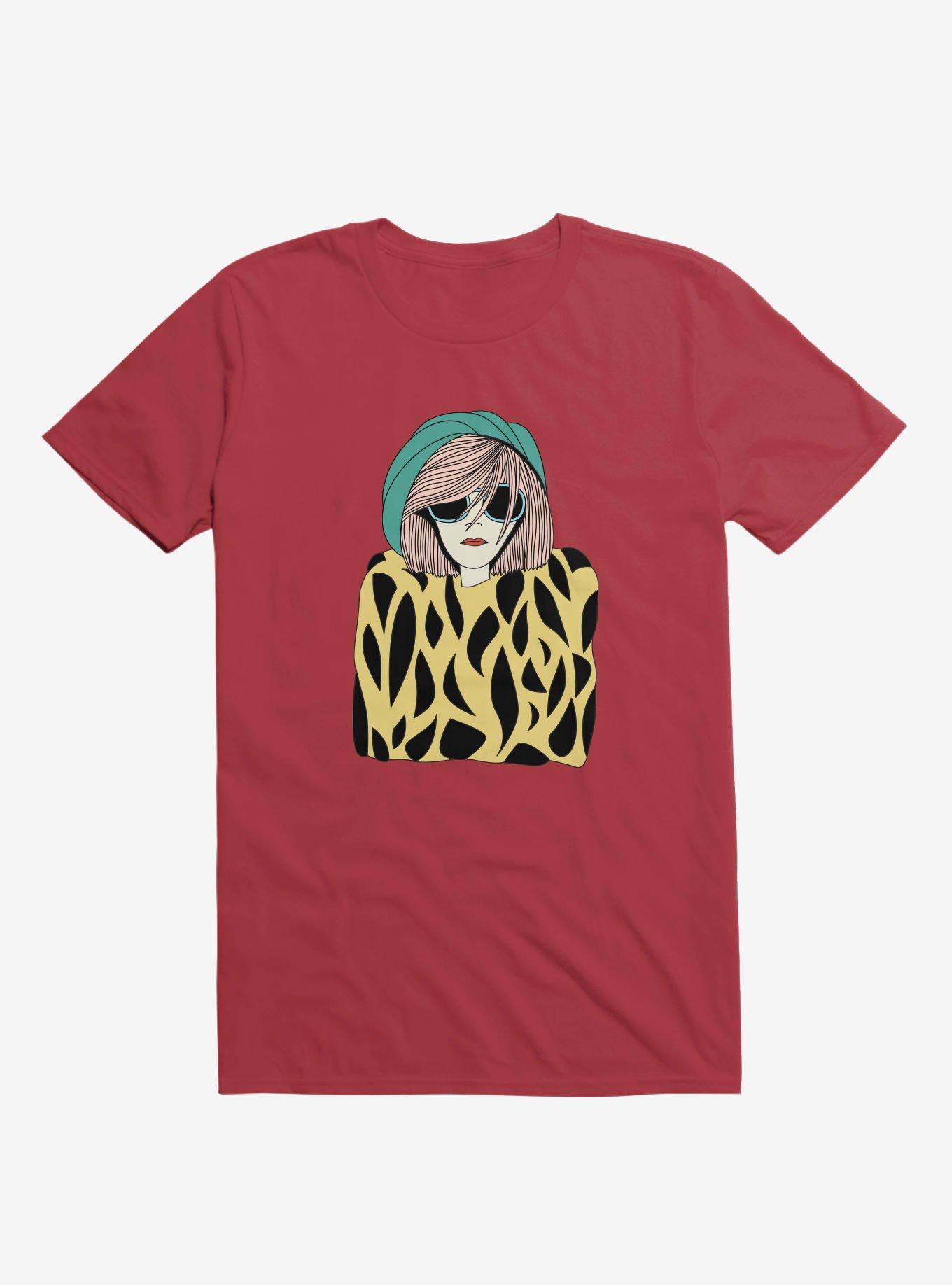 Pullover T-Shirt, RED, hi-res