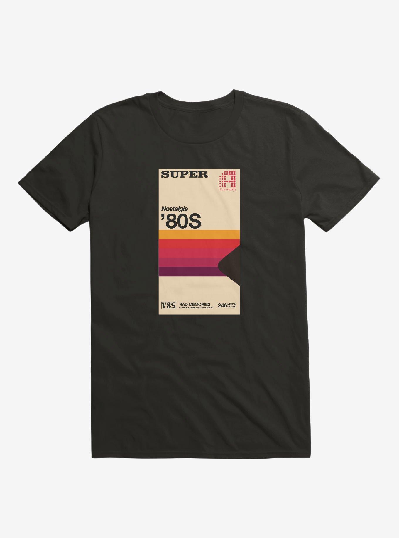 Super Tape T-Shirt, BLACK, hi-res