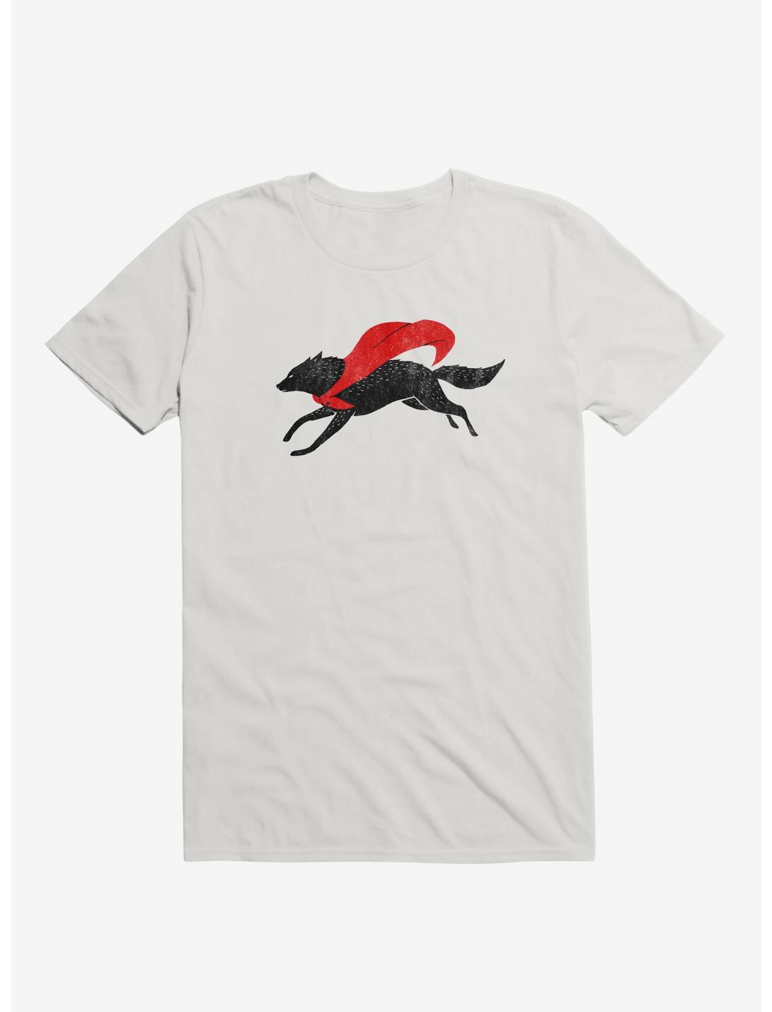 The Red Wolf T-Shirt, WHITE, hi-res
