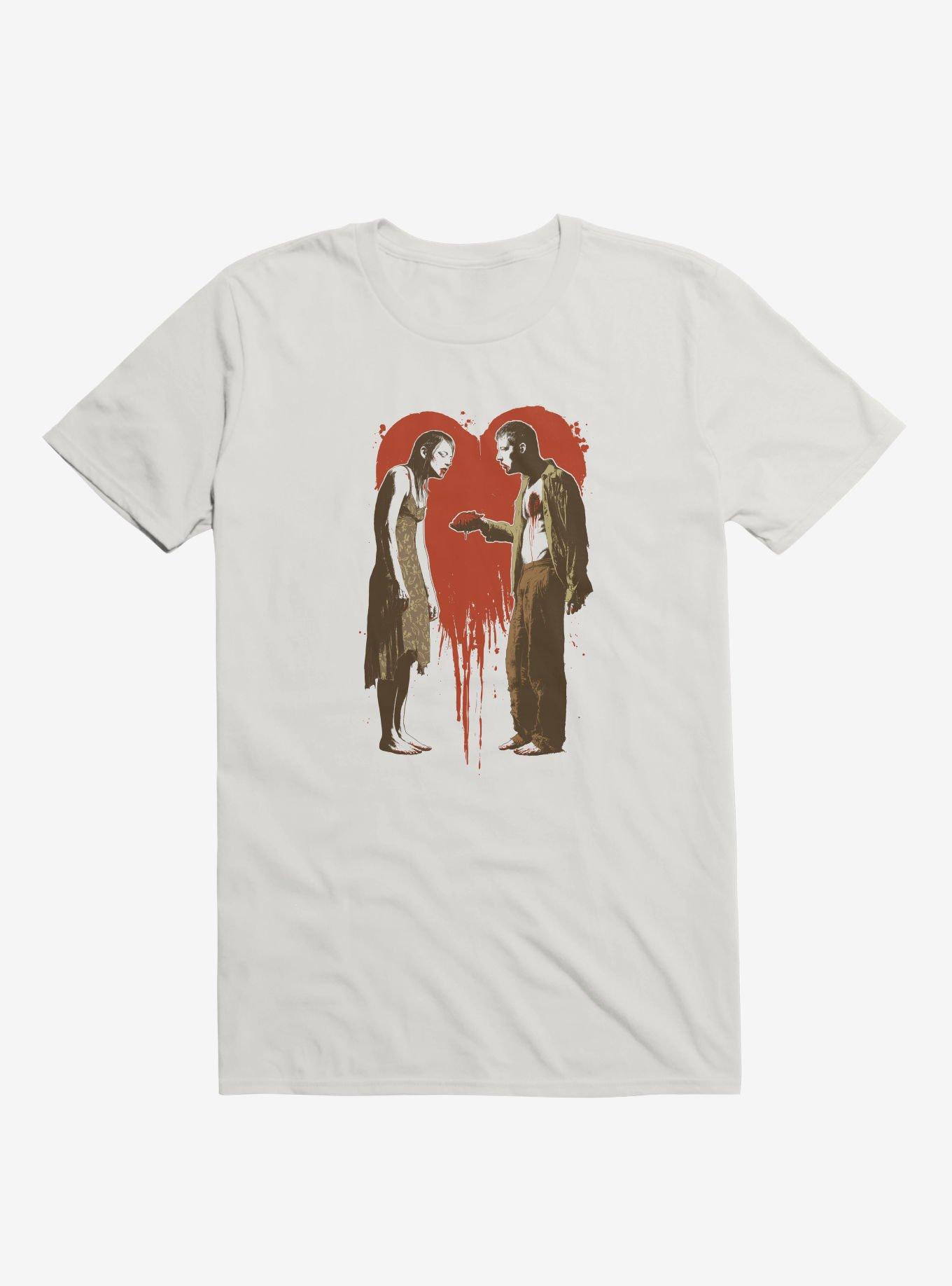 Zombie Romance T-Shirt, WHITE, hi-res