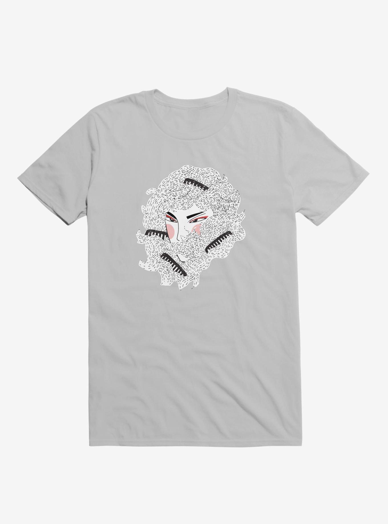 TANGLED T-Shirt, ICE GREY, hi-res