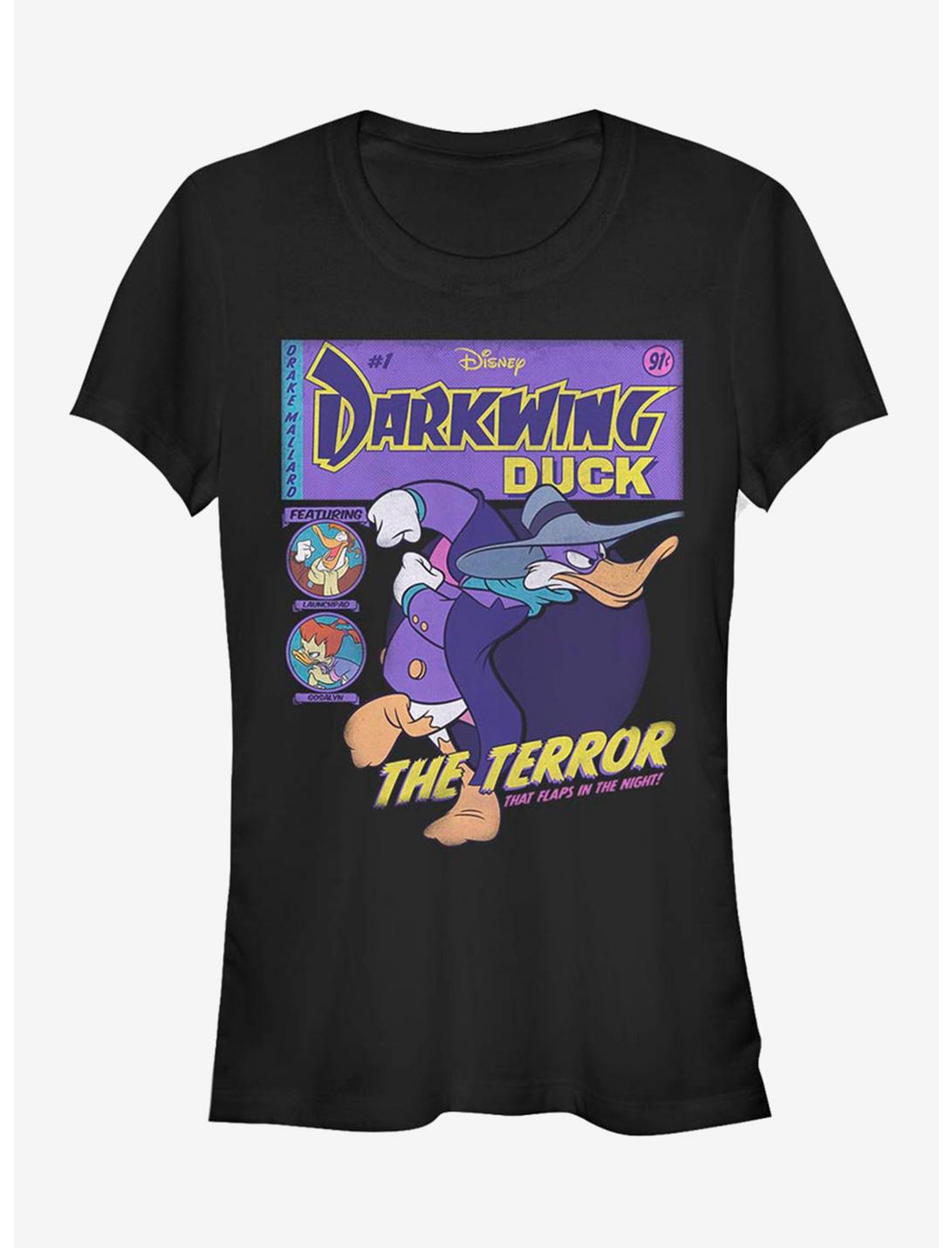 Disney Darkwing Duck Comic Girls T-Shirt, BLACK, hi-res
