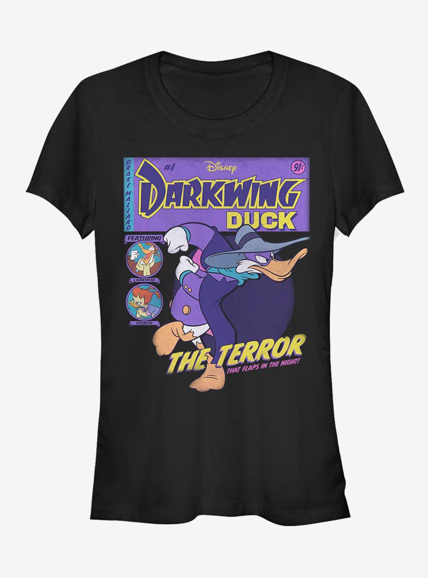 Disney Darkwing Duck Comic Girls T-Shirt, BLACK, hi-res