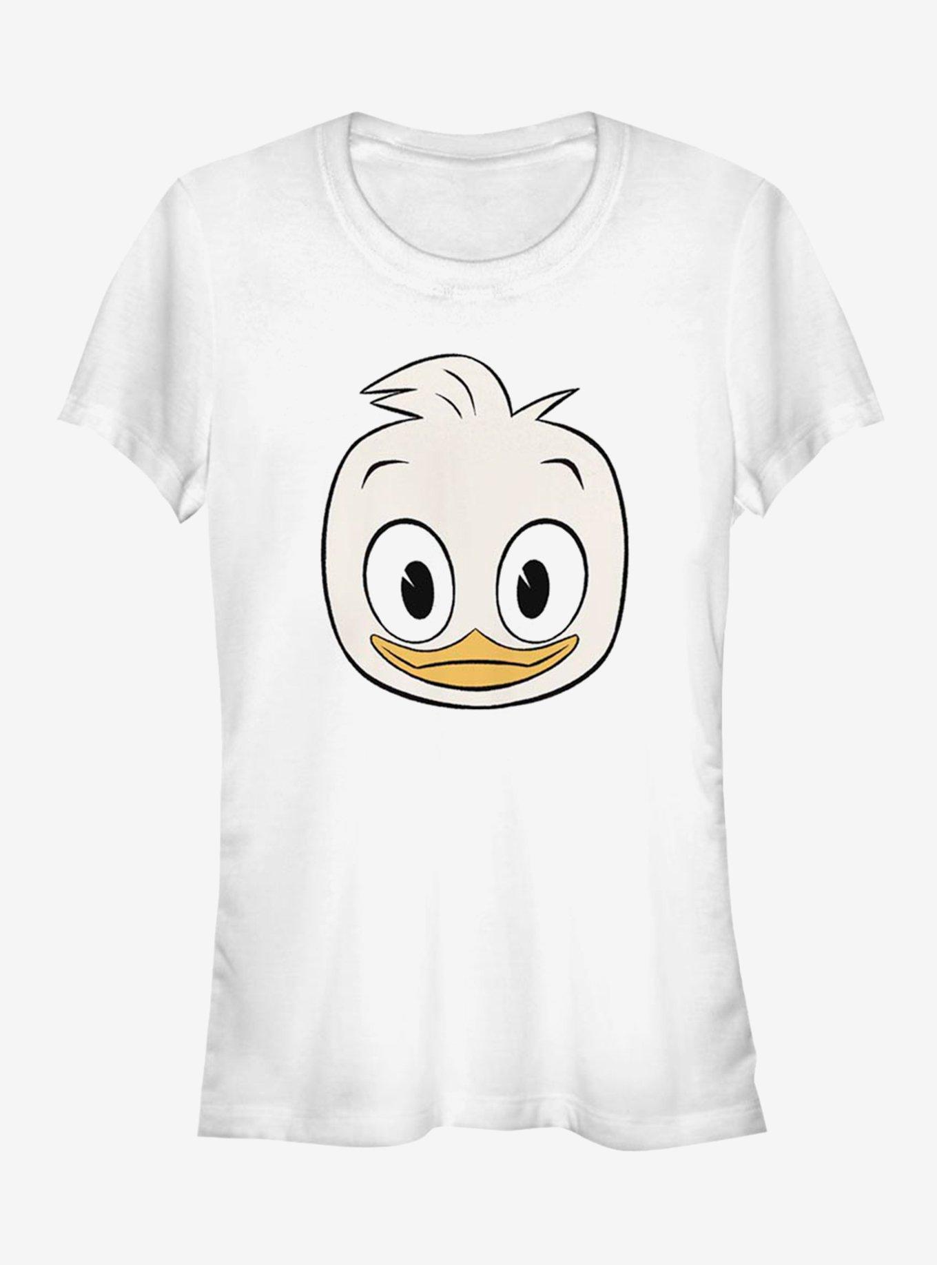 Disney DuckTales Dewey Big Face Girls T-Shirt, WHITE, hi-res