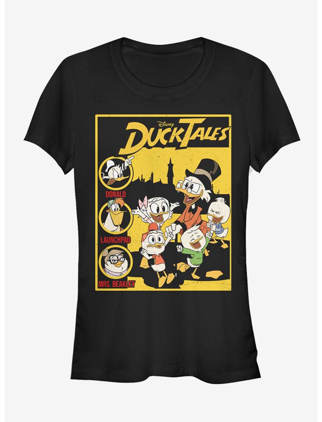 Disney DuckTales Cover Girls T-Shirt, BLACK, hi-res