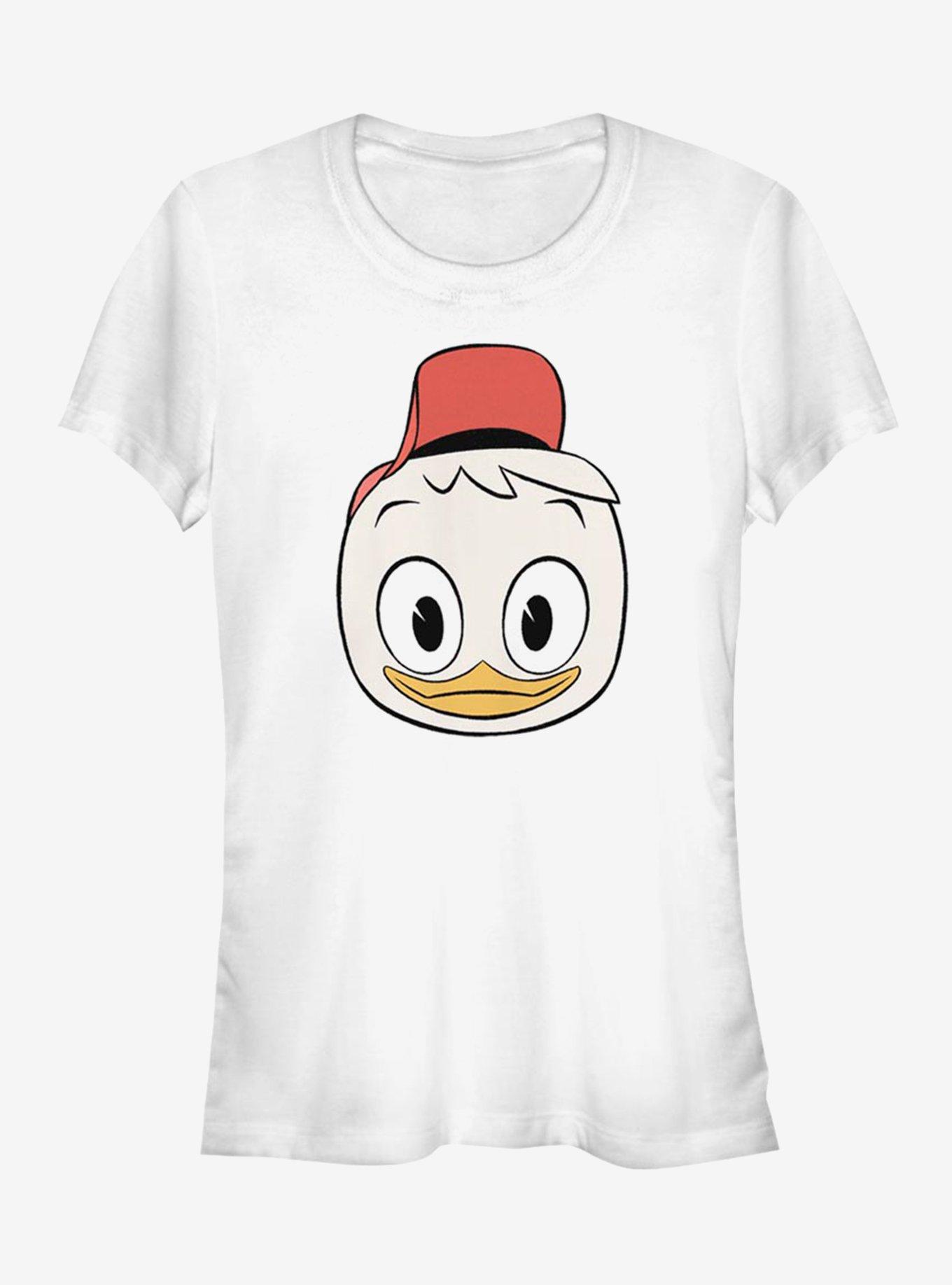 Disney DuckTales Huey Big Face Girls T-Shirt, WHITE, hi-res