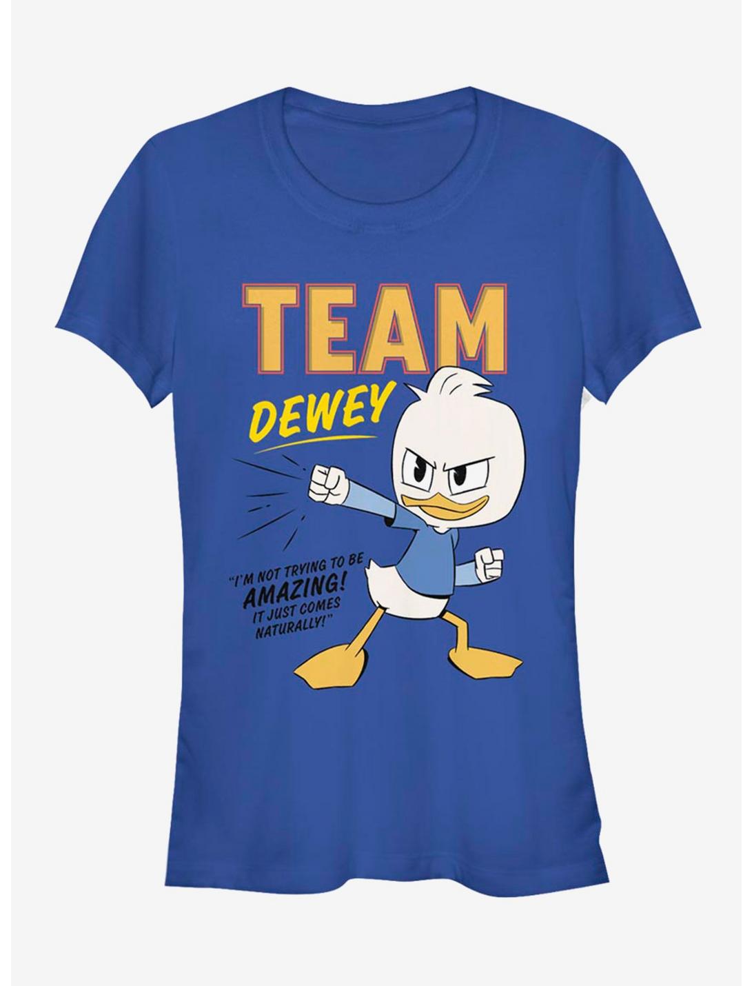 Disney DuckTales Team Dewey Girls T-Shirt, ROYAL, hi-res