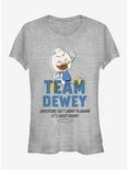Disney DuckTales Team Dewey Blue Girls T-Shirt, ATH HTR, hi-res