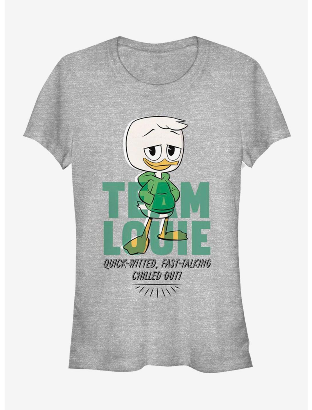Disney DuckTales Team Louie Green Girls T-Shirt, ATH HTR, hi-res