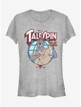 Disney TaleSpin Baloo Badge Girls T-Shirt, ATH HTR, hi-res