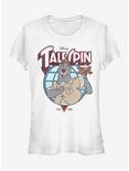 Disney TaleSpin Baloo Badge Girls T-Shirt, WHITE, hi-res