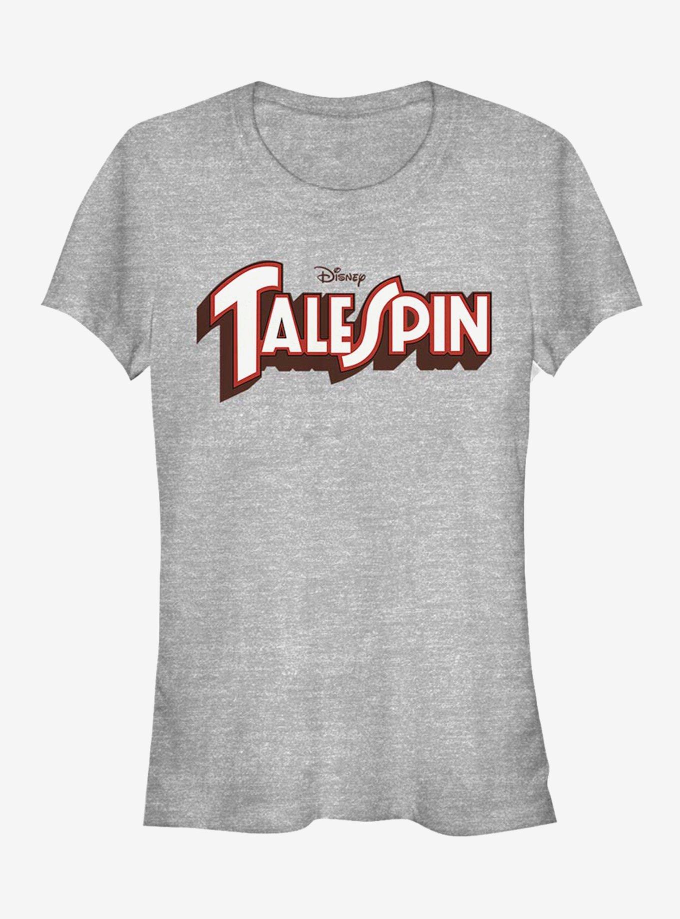 Disney TaleSpin Logo Spin Girls T-Shirt, ATH HTR, hi-res