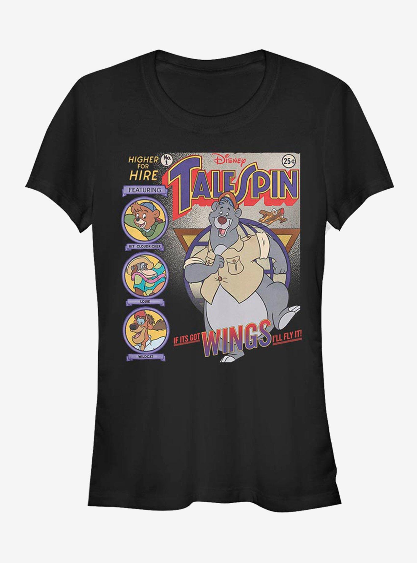 Disney TaleSpin Tales Cover Girls T-Shirt, BLACK, hi-res