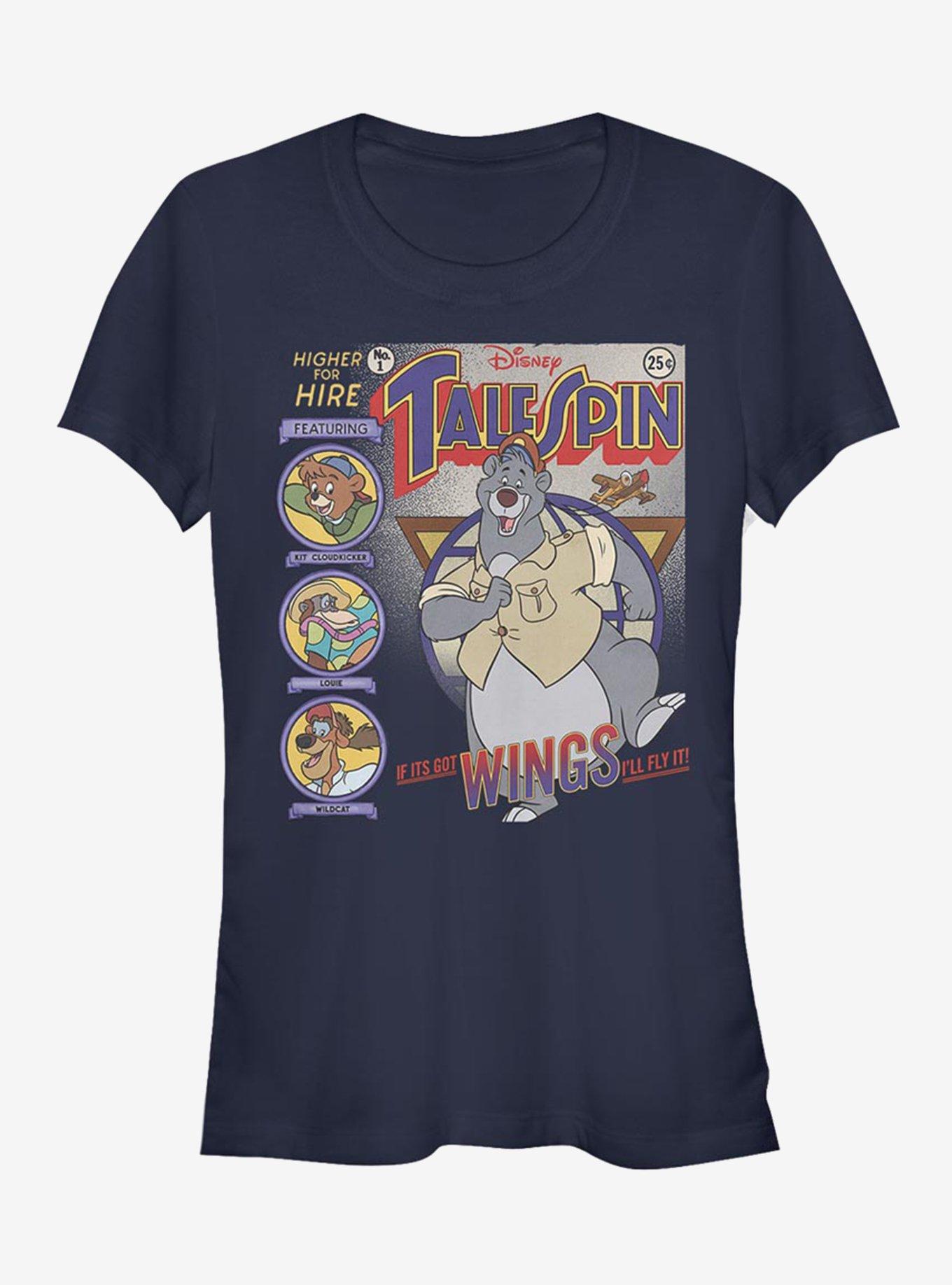 Disney TaleSpin Tales Cover Girls T-Shirt, NAVY, hi-res