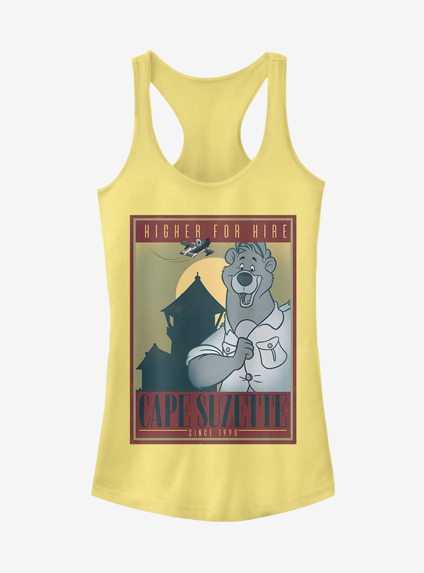 Disney TaleSpin Cape Suzette Poster Girls Tank