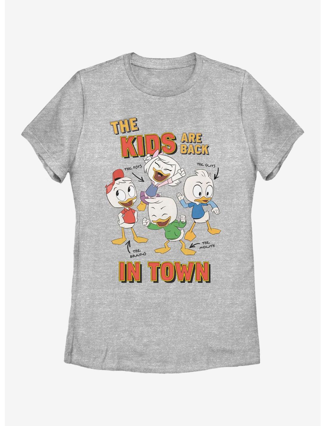 Disney DuckTales Back In Town Womens T-Shirt, ATH HTR, hi-res