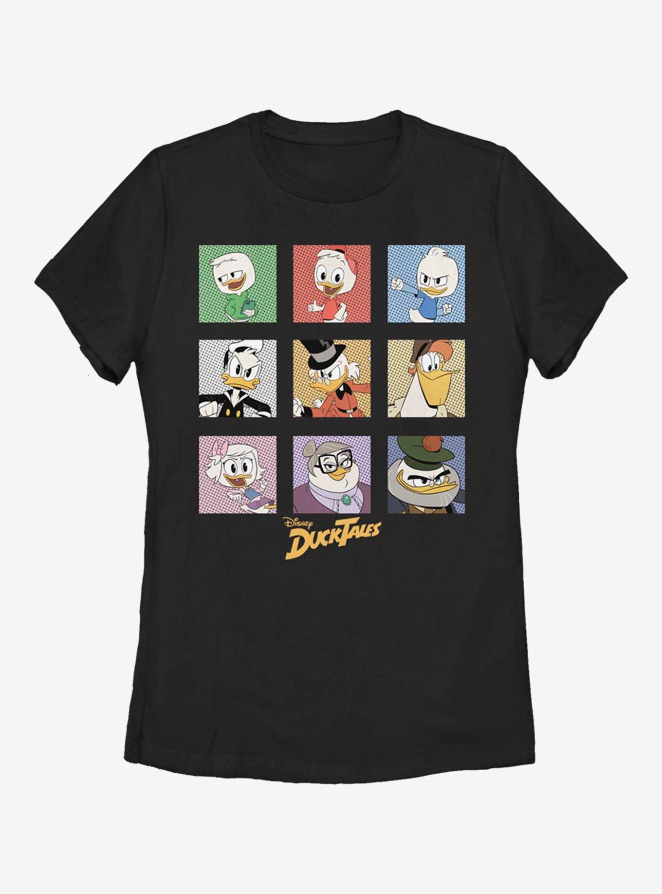 Disney DuckTales Duck Tales BoxUp Womens T-Shirt - BLACK | BoxLunch
