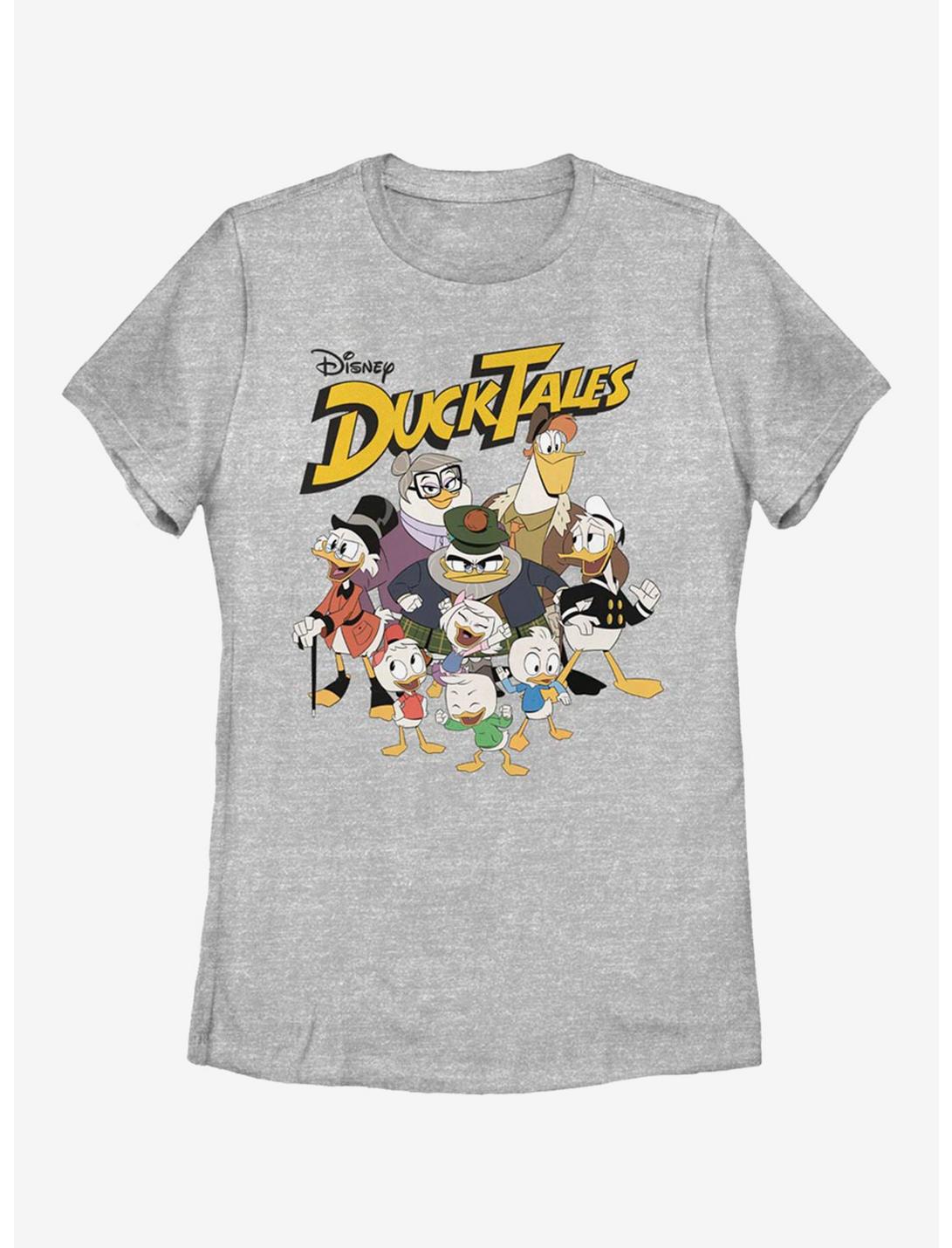 Disney DuckTales Group Womens T-Shirt, ATH HTR, hi-res