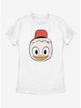 Disney DuckTales Huey Big Face Womens T-Shirt, WHITE, hi-res