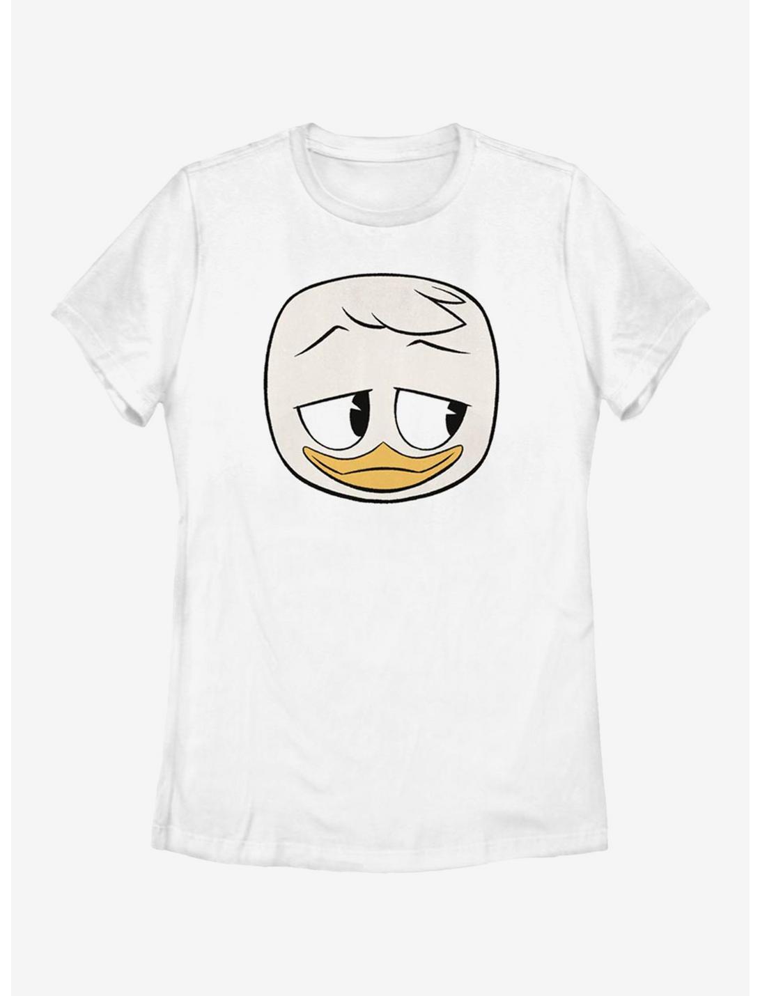 Disney DuckTales Louie Big Face Womens T-Shirt, WHITE, hi-res