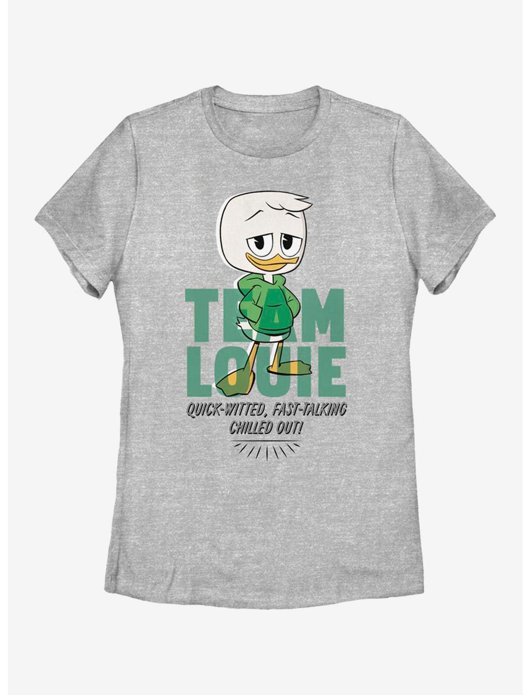 Disney DuckTales Team Louie Green Womens T-Shirt, ATH HTR, hi-res