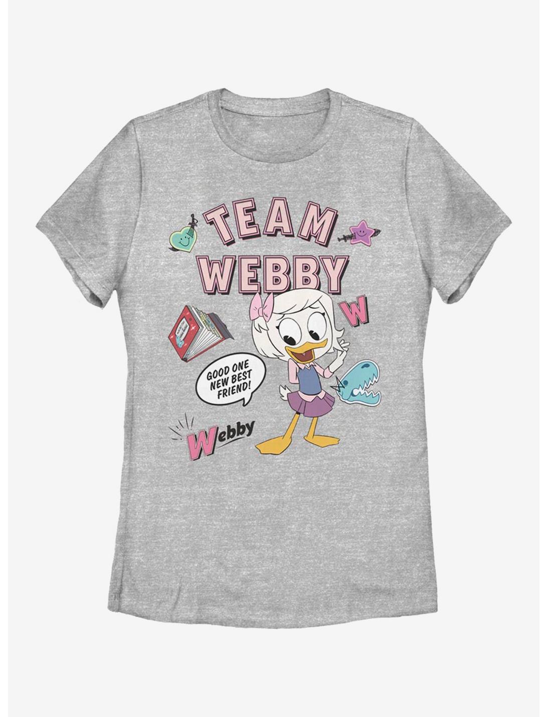 Disney DuckTales Team Webby Womens T-Shirt, ATH HTR, hi-res