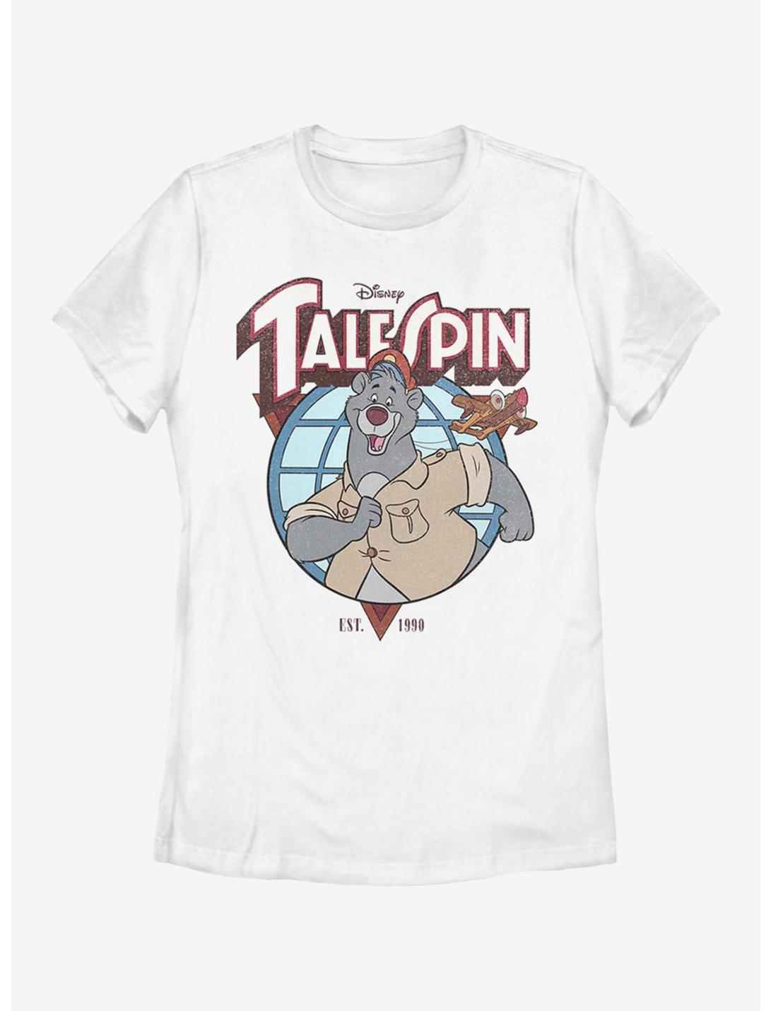 Disney TaleSpin Baloo Badge Womens T-Shirt, WHITE, hi-res