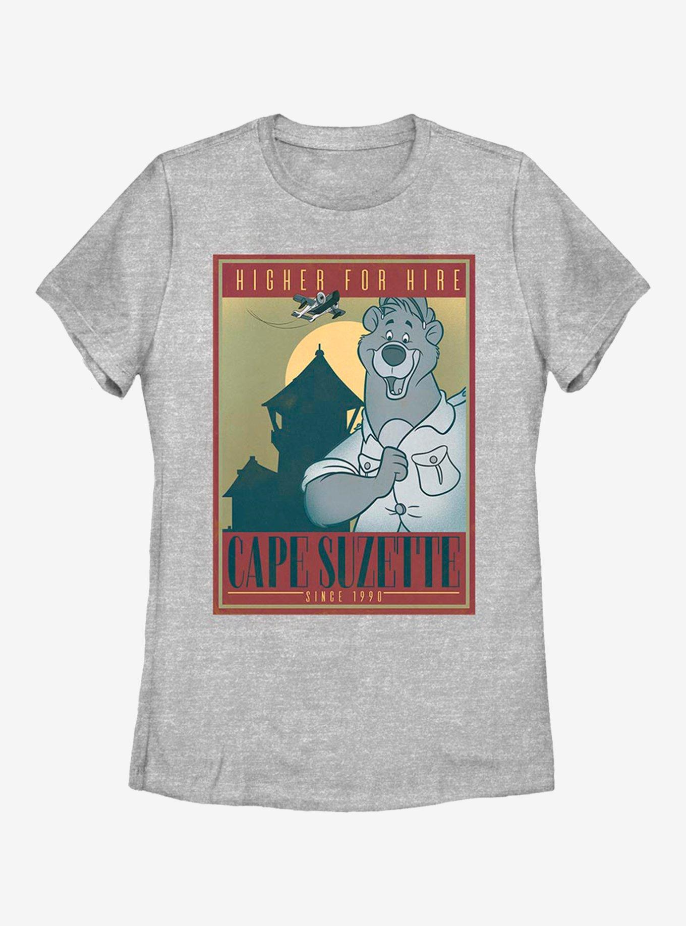 Disney TaleSpin Cape Suzette Poster Womens T-Shirt, , hi-res