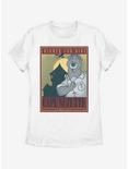 Disney TaleSpin Cape Suzette Poster Womens T-Shirt, WHITE, hi-res