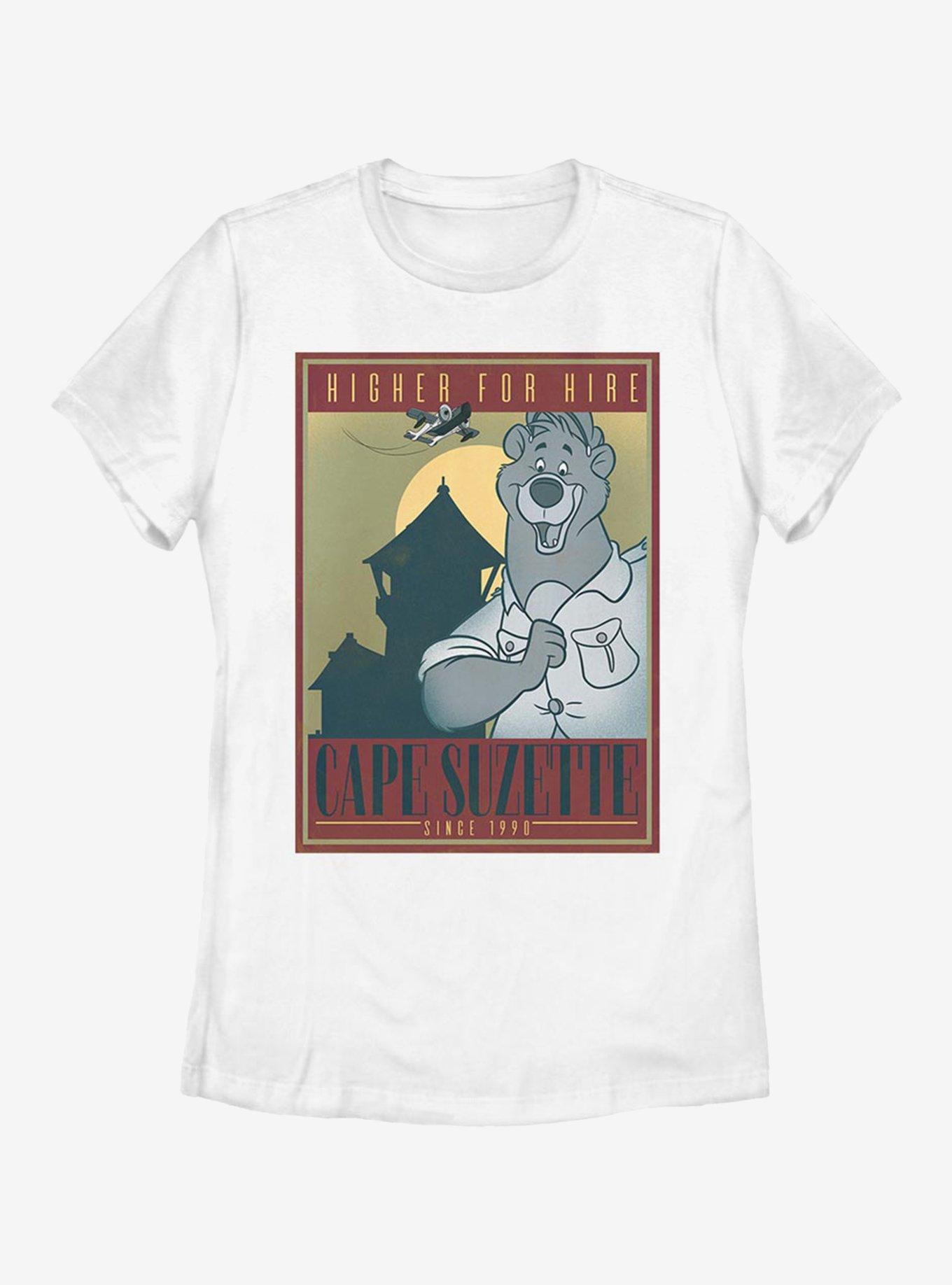 Disney TaleSpin Cape Suzette Poster Womens T-Shirt, , hi-res
