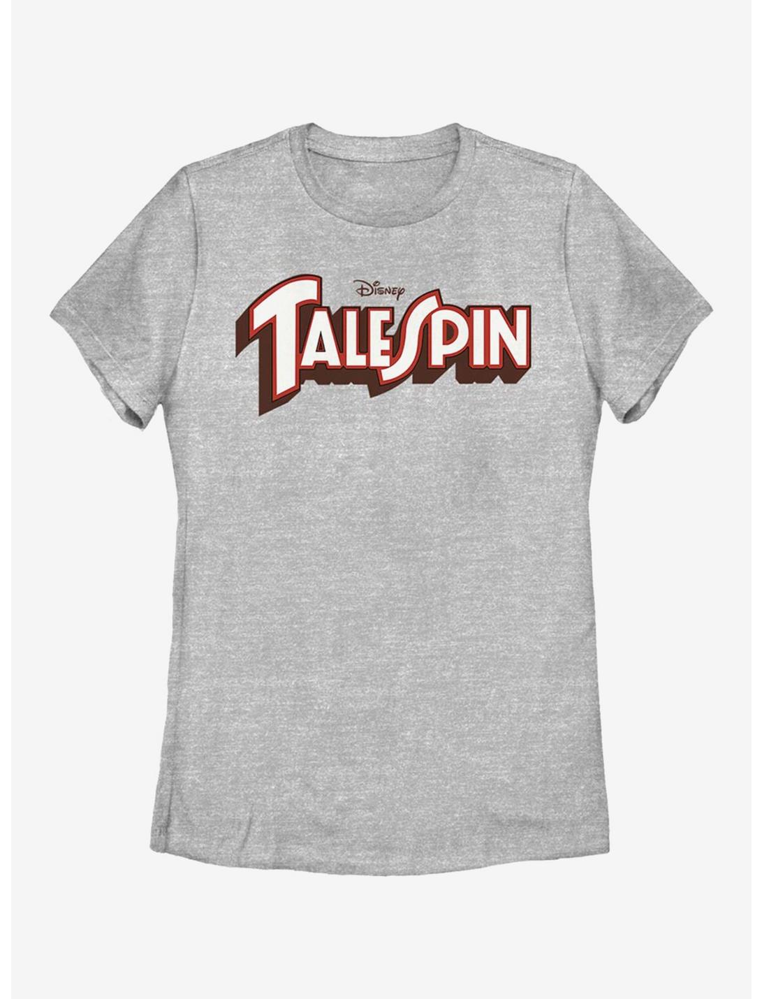 Disney TaleSpin Logo Spin Womens T-Shirt, ATH HTR, hi-res