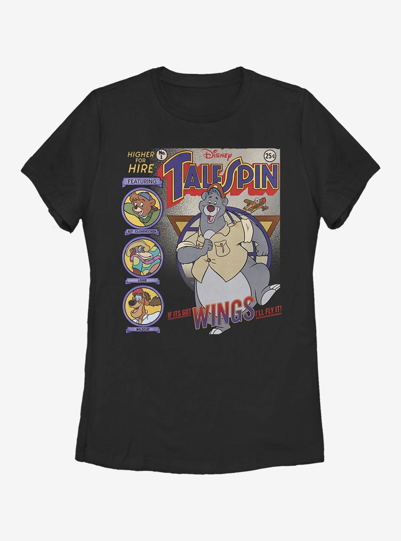 Disney TaleSpin Tales Cover Womens T-Shirt, , hi-res