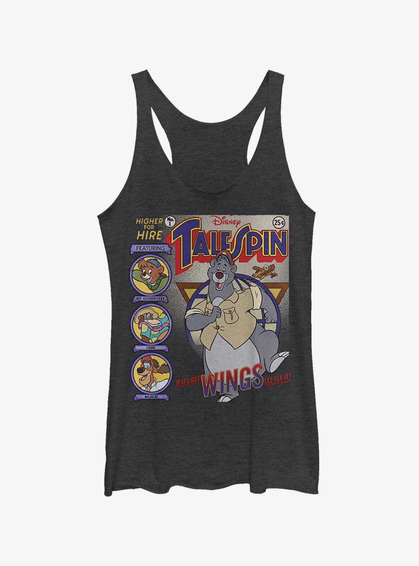 Disney TaleSpin Tales Cover Womens Tank Top, , hi-res