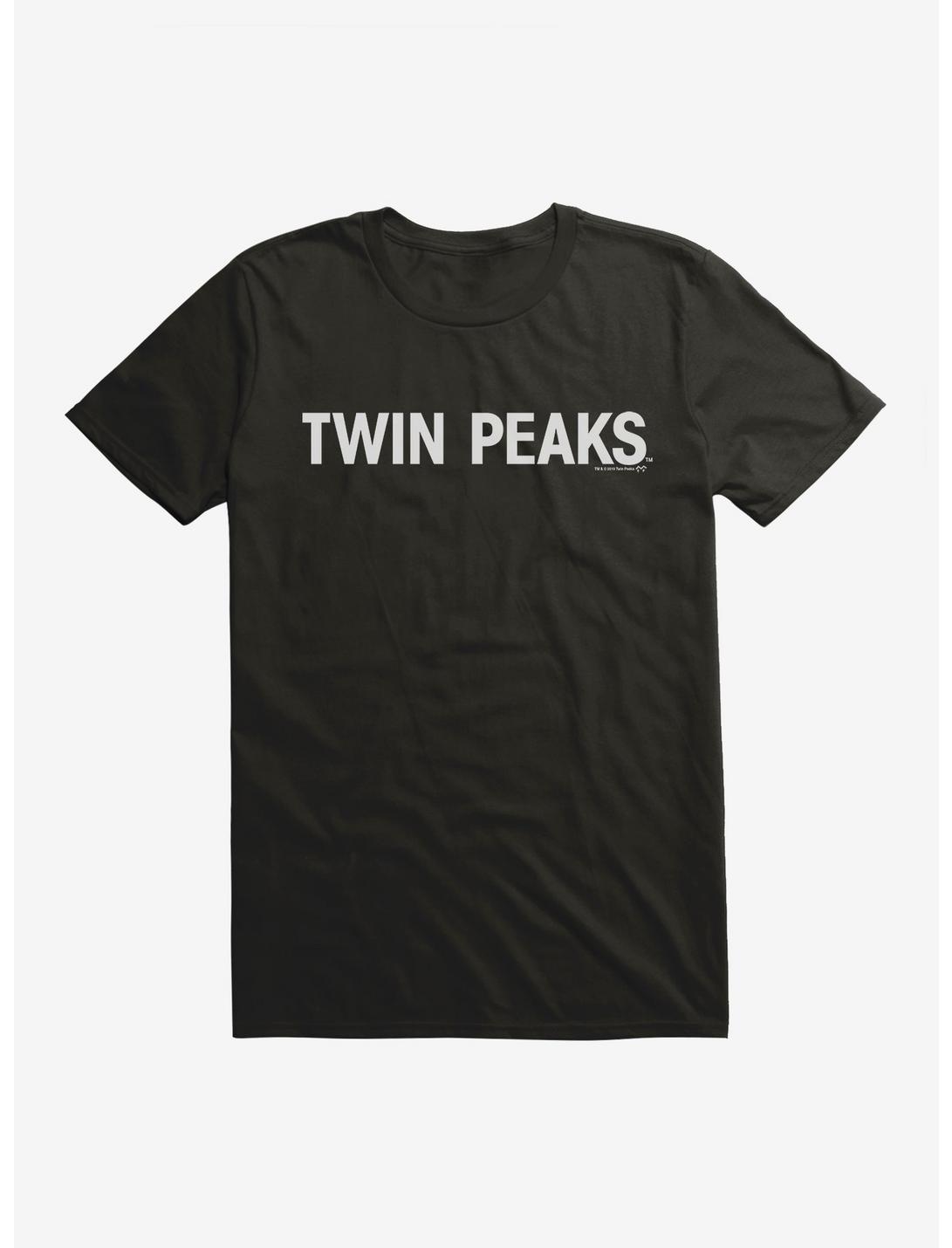 Twin Peaks Classic Script T-Shirt, BLACK, hi-res